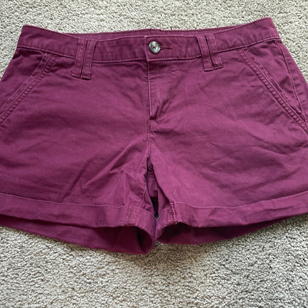 Maroon shorts